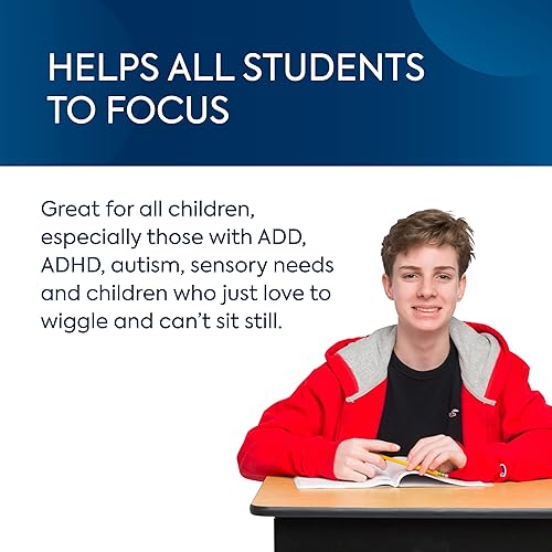 Miniatura 5 de Bouncyband Original Bouncy Bands para sillas, color negro, paquete de 10  Bandas de silla para patas de silla de 17 a 24 pulgadas de ancho con tubos