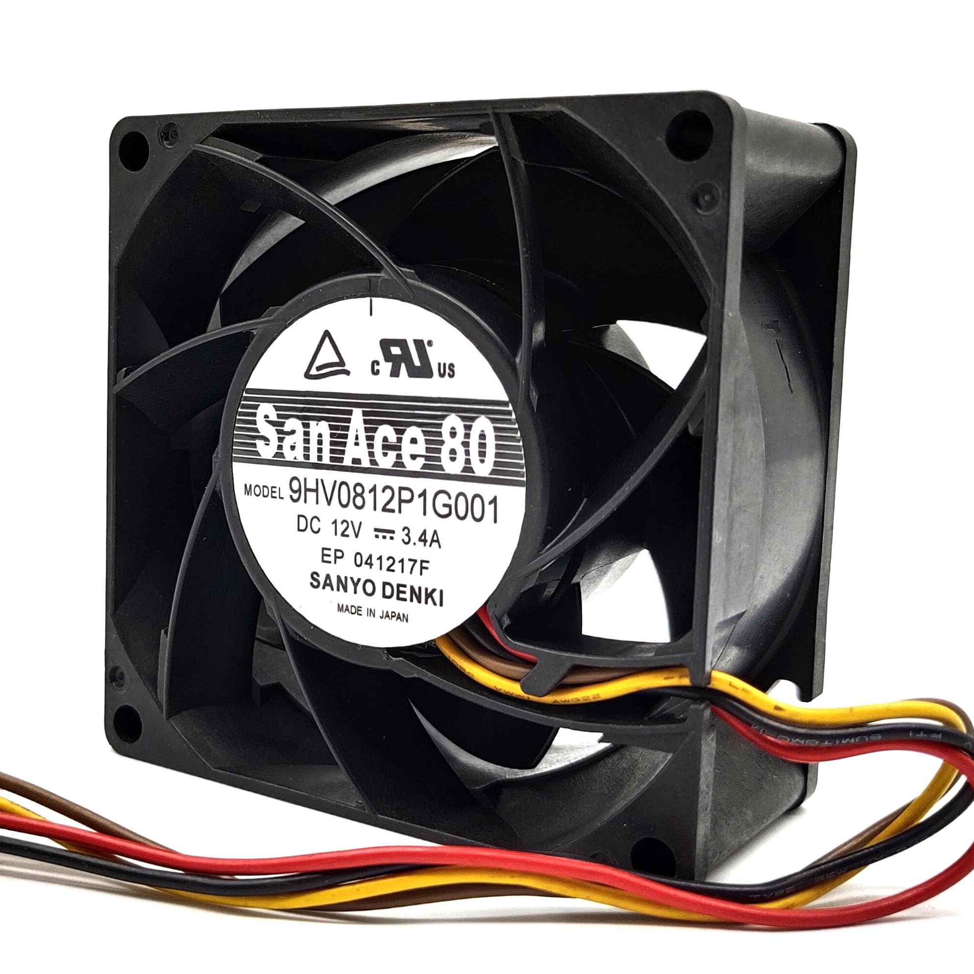 8038 8CM 9HV0812P1G001 12V 3.4A 4-Wire Violent Large Airflow Cooling Fan