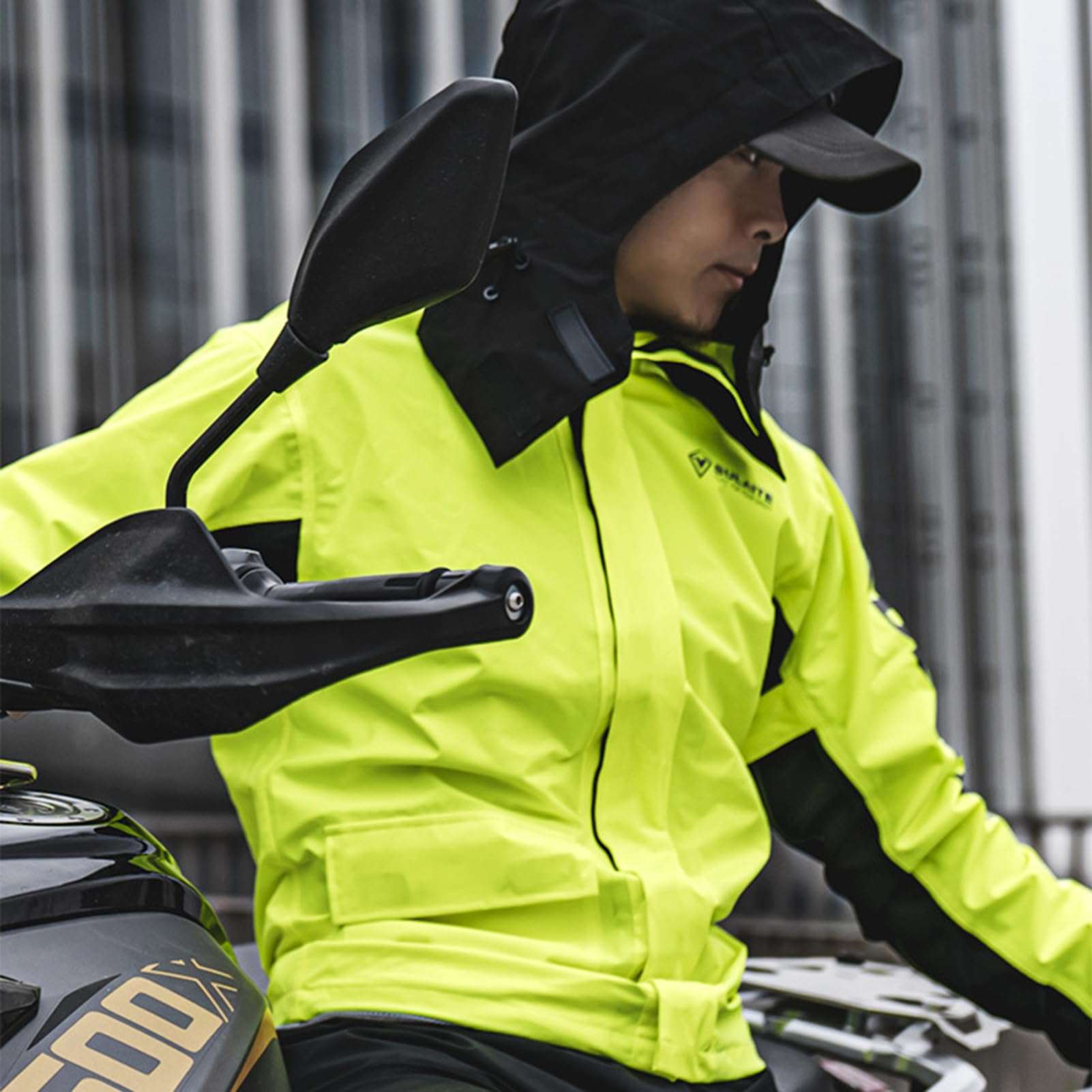 HUIOP Conjunto de pantalones impermeables para lluvia con cubierta Invisible para zapatos, traje impermeable para motocicleta, ciclismo, pesca, Camping,impermeable impermeable