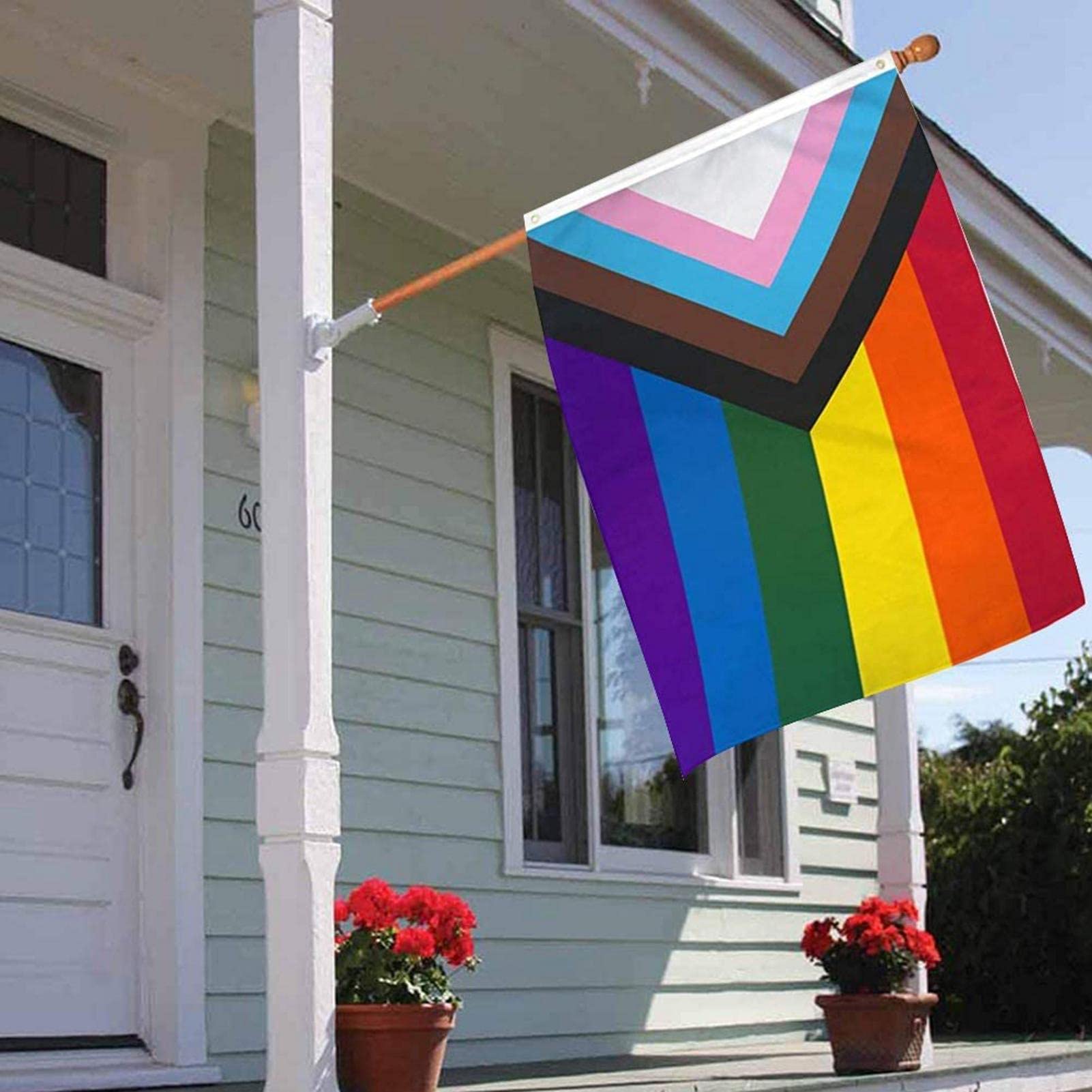 LGBT Pride Flagge Regenbogenfahne 150x90 Cm - Aus Polyester, Mit Messingösen Für Innen & Außen