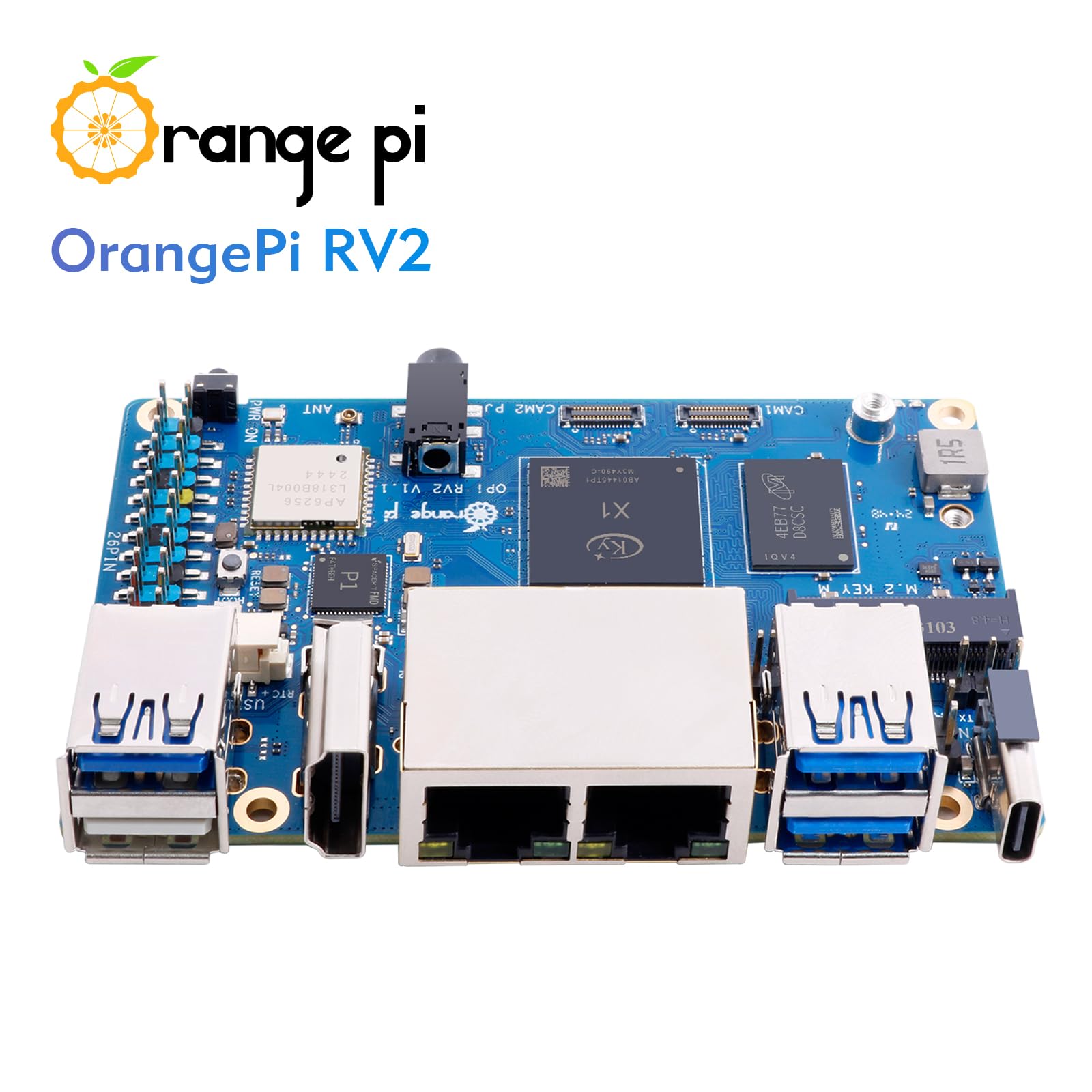 Amazon.com: Orange Pi RV2 2GB RAM LPDDR4X RISC V 8 Core 2Tops Al