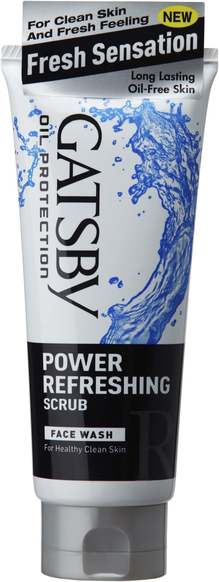 Gatsby Oil Protection Face Wash Power Refreshing Scrub | Feel Refresh and Free From Dirt Thoroughly | 120gm