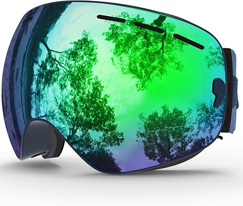 Miniatura 9 de JULI Gafas de esquí, gafas de snowboard para deportes de nieve de invierno con lente antivaho BNC