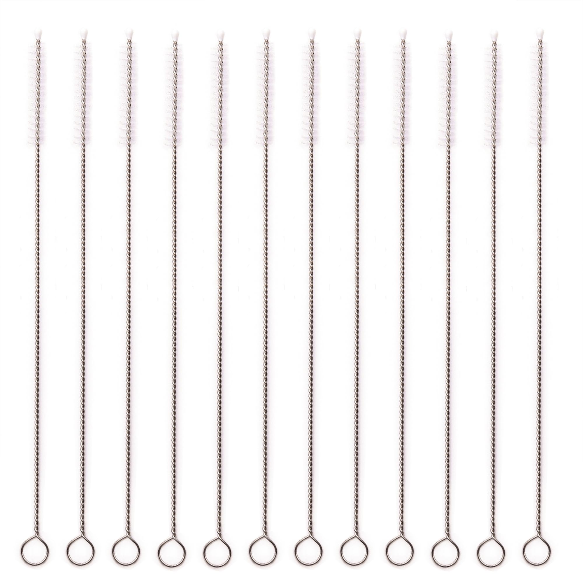 Eden & Willow Pack Of 12, Straw Cleaning Brush 12Pcs Straw Cleaning Brush 17.5Cm, Ideal For Cleaning Reusable Straws, Pipes (Pack Of 12)