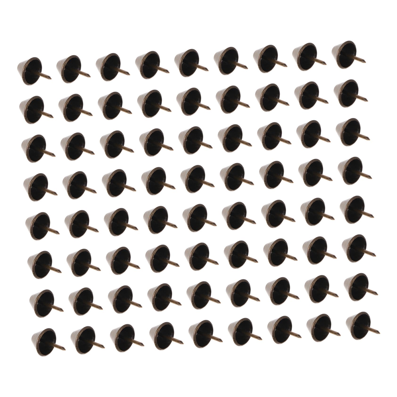 Cabilock 100pcs Iron Antique Upholstery Tacks Decorative Push Pins for Furniture Retro Stacks Upholstery Tack for Sofa Bed Headboard
