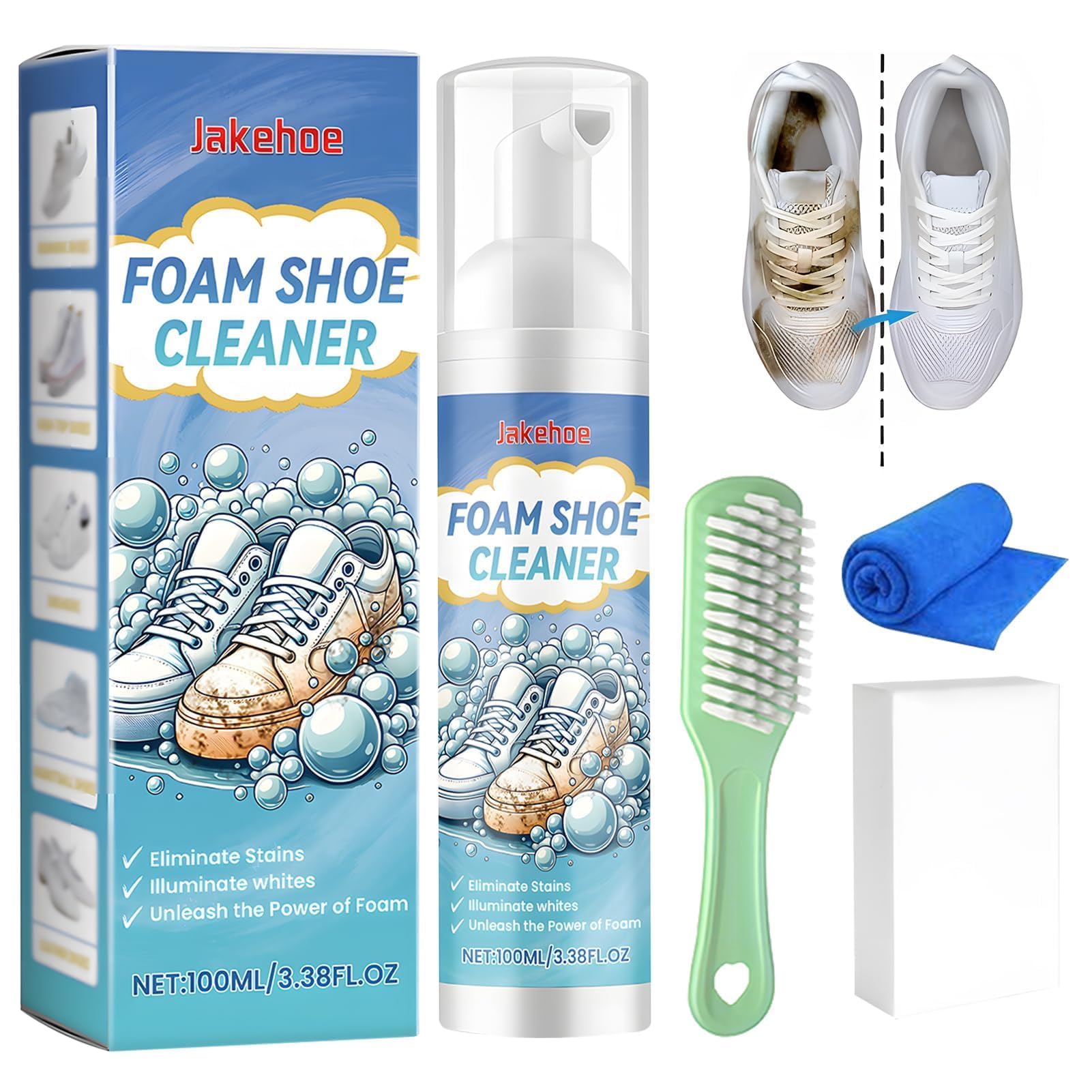 Witte sneakers schoonmaken pakket | witte sneakers als nieuw Witte sneakers schoonmaken pakket | witte sneakers als nieuw