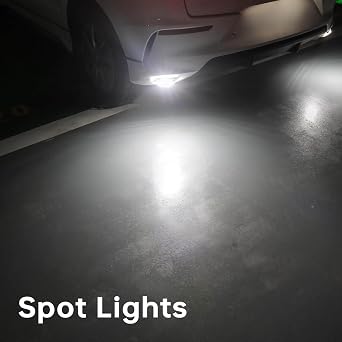 Flush Mount LED Pod Bumper Reverse Backup Lights (4 Inch Spot)