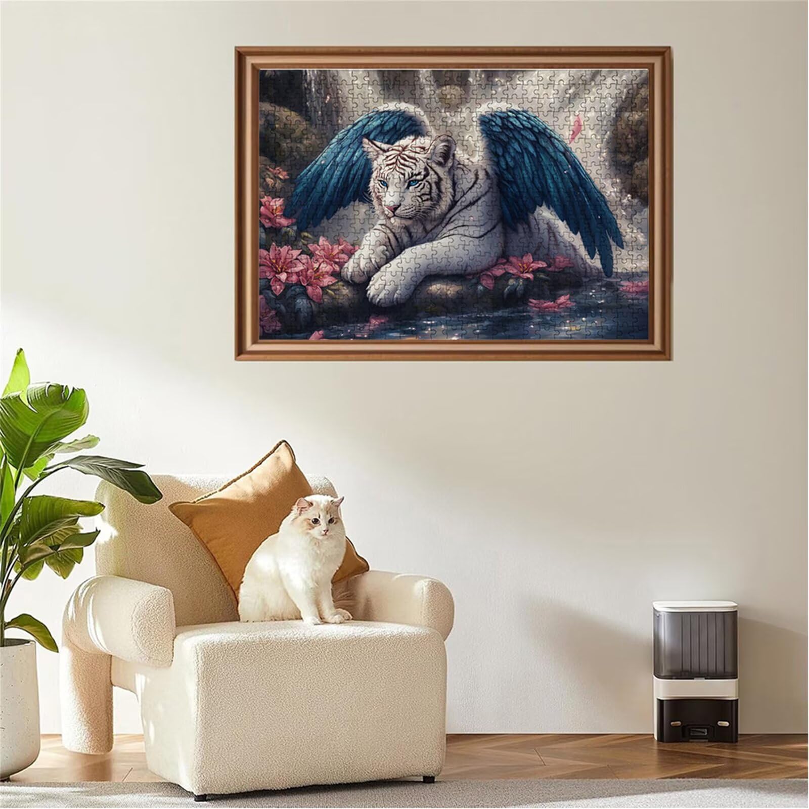 Puzzle 2000 sztuk kwiatowe puzzle anioł drewniane układanki, klasyczne dla dorosłych diY gra wyzwanie idealnie pasują między nimi literami z tyłu Wysokiej jakości układanki dla dzieci dorosłych wiek