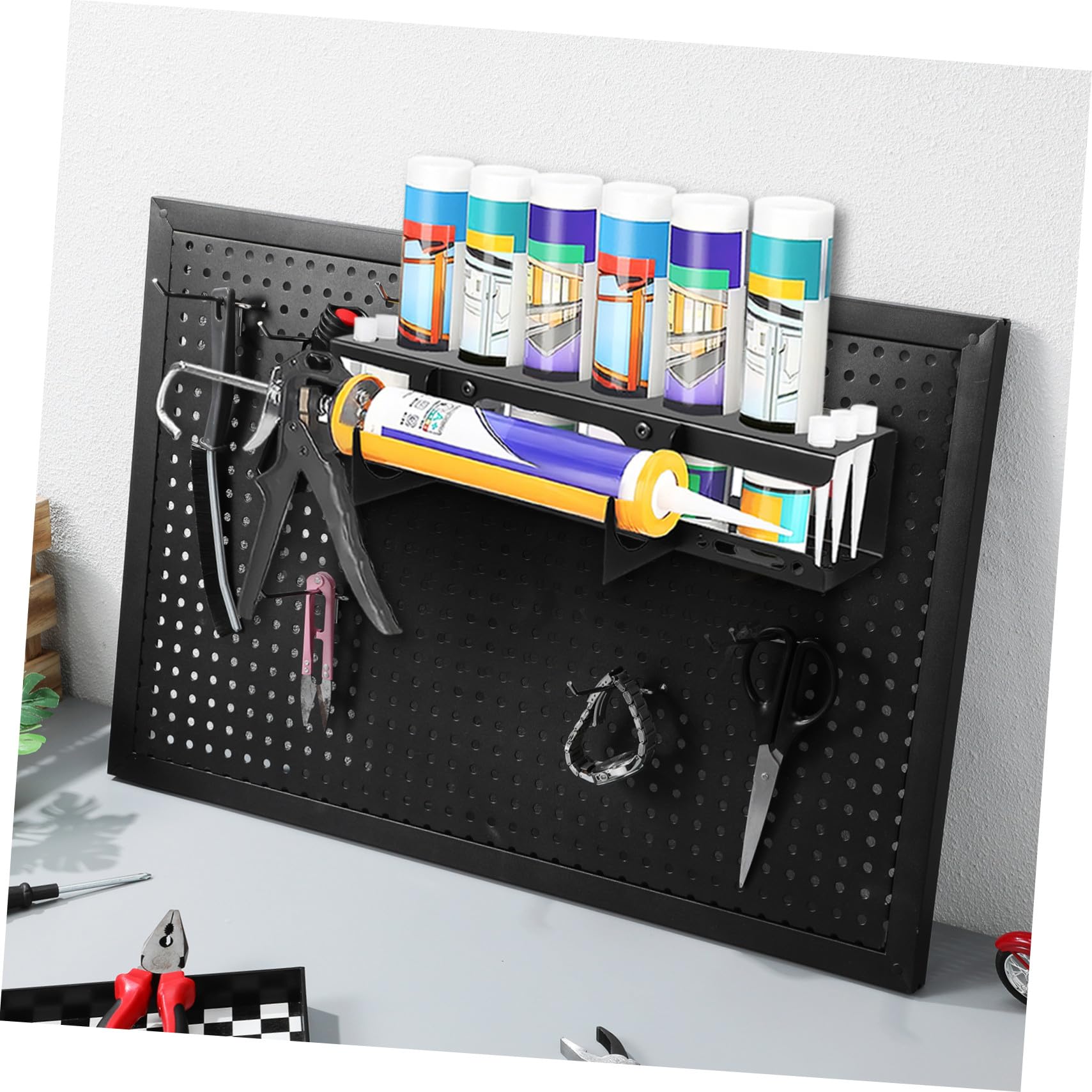 Organisateur D’outils Mural en Fer Noir pour Garage