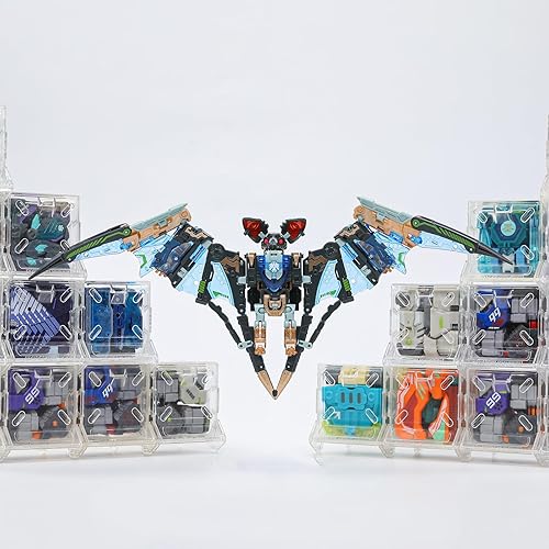 Miniatura 7 de 52TOYS Beastbox BB-64 Radioheadar Deformation Toys Figura de acción, juguetes de conversión en mecha y cubo, regalo perfecto para fiesta de