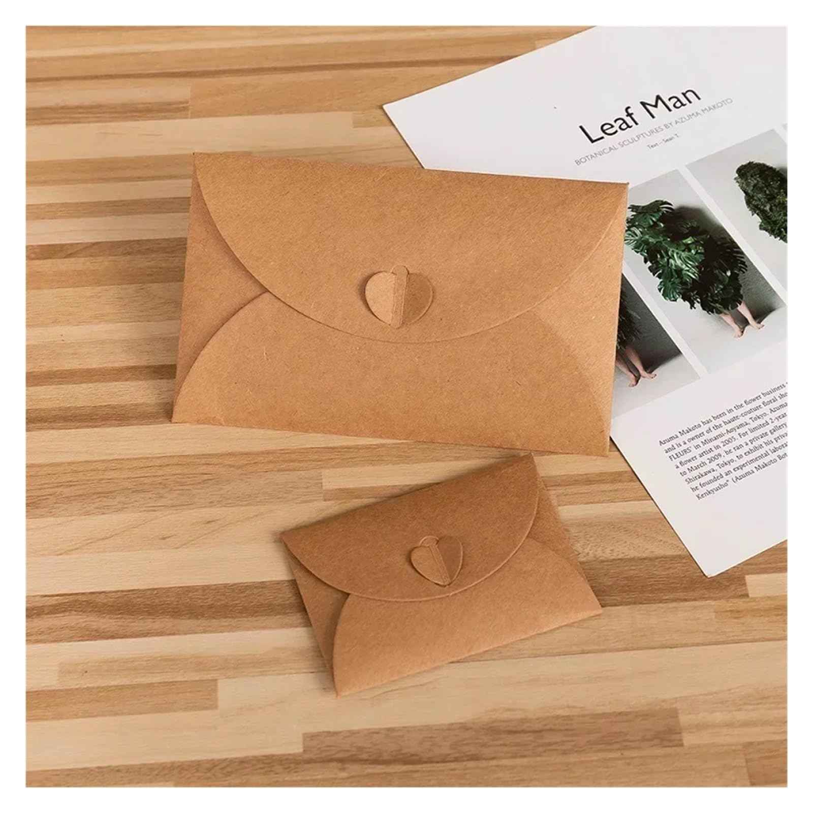 kraftpapier briefumschläge 50pcs/set Envelope 250g Kraft Paper Love Buckle Envelopes For Wedding Invitation Business Supplies Stationery Packing(50pcs 17.4x11cm)