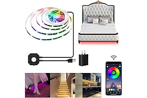 Enchant Your Bedroom with Motion-Activated Bed LED Lights