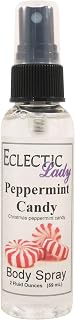 Eclectic Lady Peppermint Candy Body Spray, 2 ounces, Body Mist for Women with Clean, Light & Gentle Fragrance, Cologne with Soft, Subtle Aroma For Daily Use