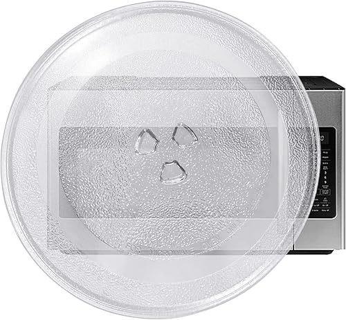 Placa de vidrio para microondas de 12 pulgadas  placa giratoria de vidrio para microondas de la marca Microonda, reemplazo de bandeja de vidrio para