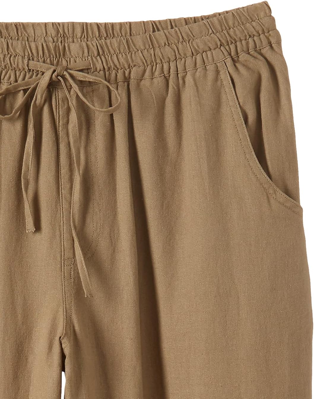 Amazon Essentials Men's Casual Linen Pant with Drawstring