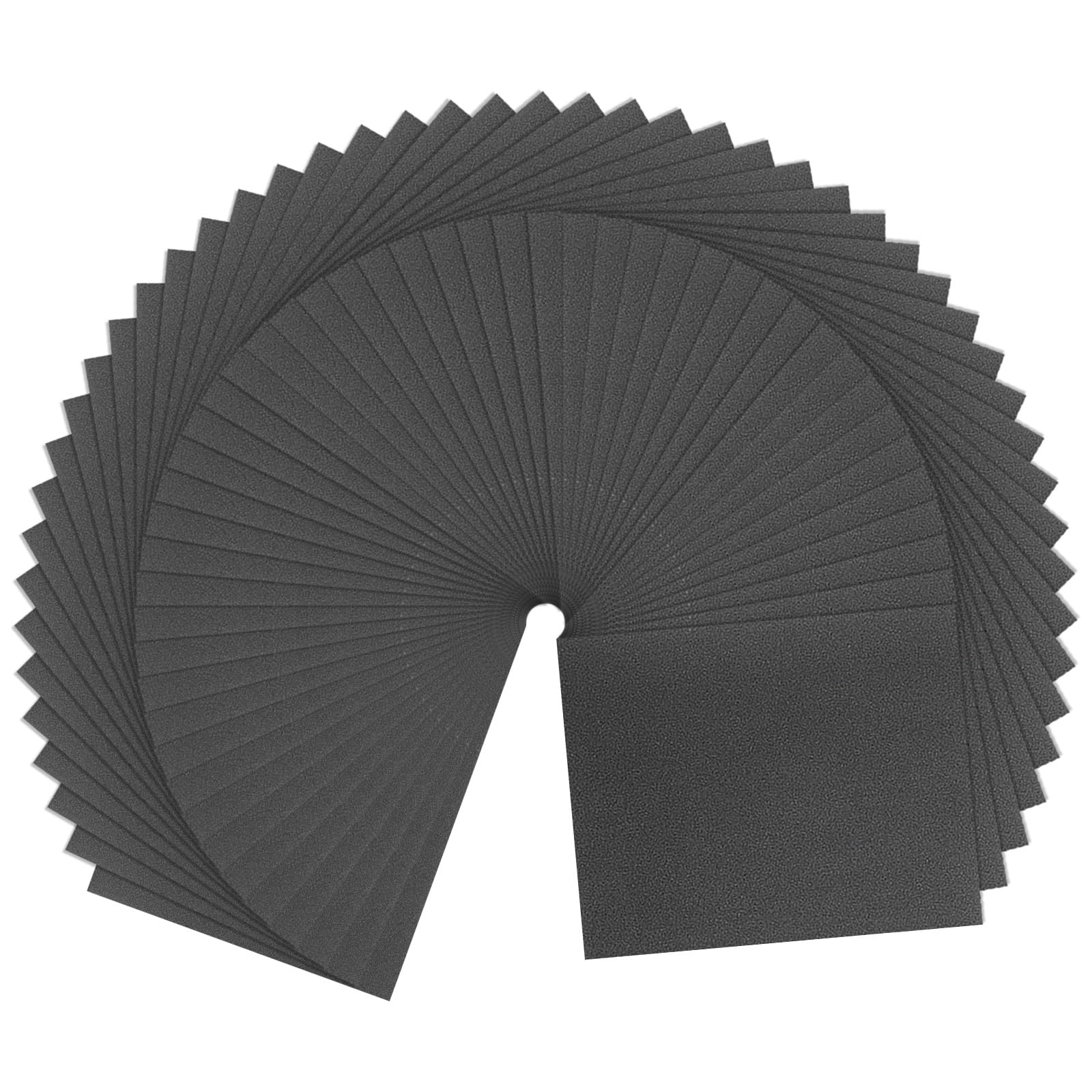 QUARKZMAN 50 Hojas De Lija De Carburo De Silicio Impermeable De 100 Granos 9 X 11 Pulgadas Para Acabado En Madera