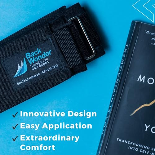 Miniatura 4 de Backwonder Cinturón de apoyo para la espalda, soporte para nervio ciático para espalda Si, para mujeres y hombres, cinturón de soporte perfecto para