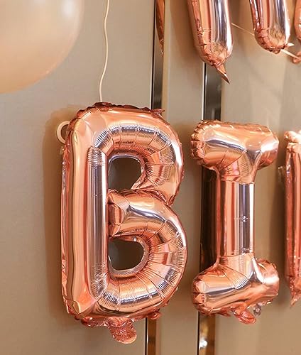 Miniatura 2 de Globos de letras de 16 pulgadas, letras de globo personalizadas, globos de letras doradas, letras plateadas, globos de letras de oro rosa, diseña
