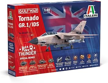 Italeri IT35107 1/48 Warthunder Tornado GR.1/IDS Gulf War Plastic Model Airplane