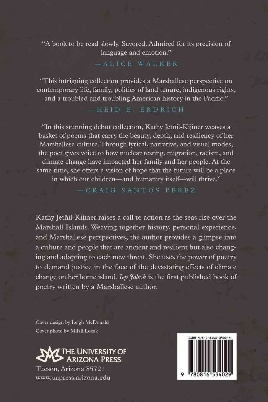 Iep Jaltok: Poems from a Marshallese Daughter: 80 (Sun Tracks)