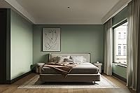 Vista 465 de Dimoon 236''x17.7'' White Thicken Peel and Stick Wallpaper Contact Paper Modern Self Adhesive Wall Paper Removable Renter Friendly Textured Solid