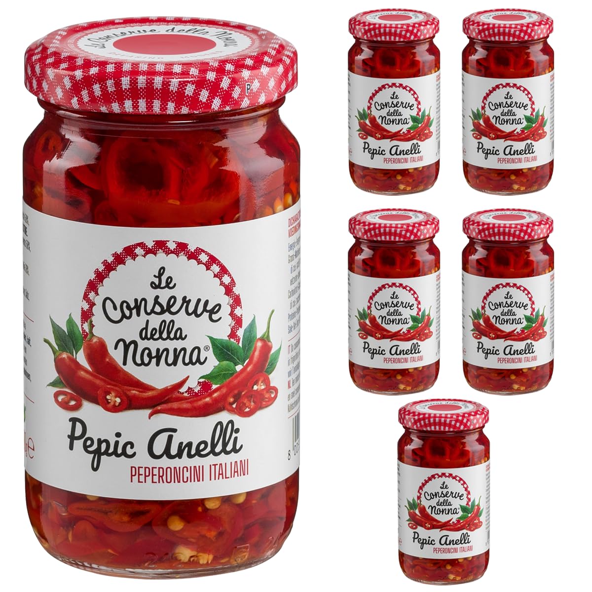 Le Conserve della Nonna Pepic Anelli 190g - Confezione da 6