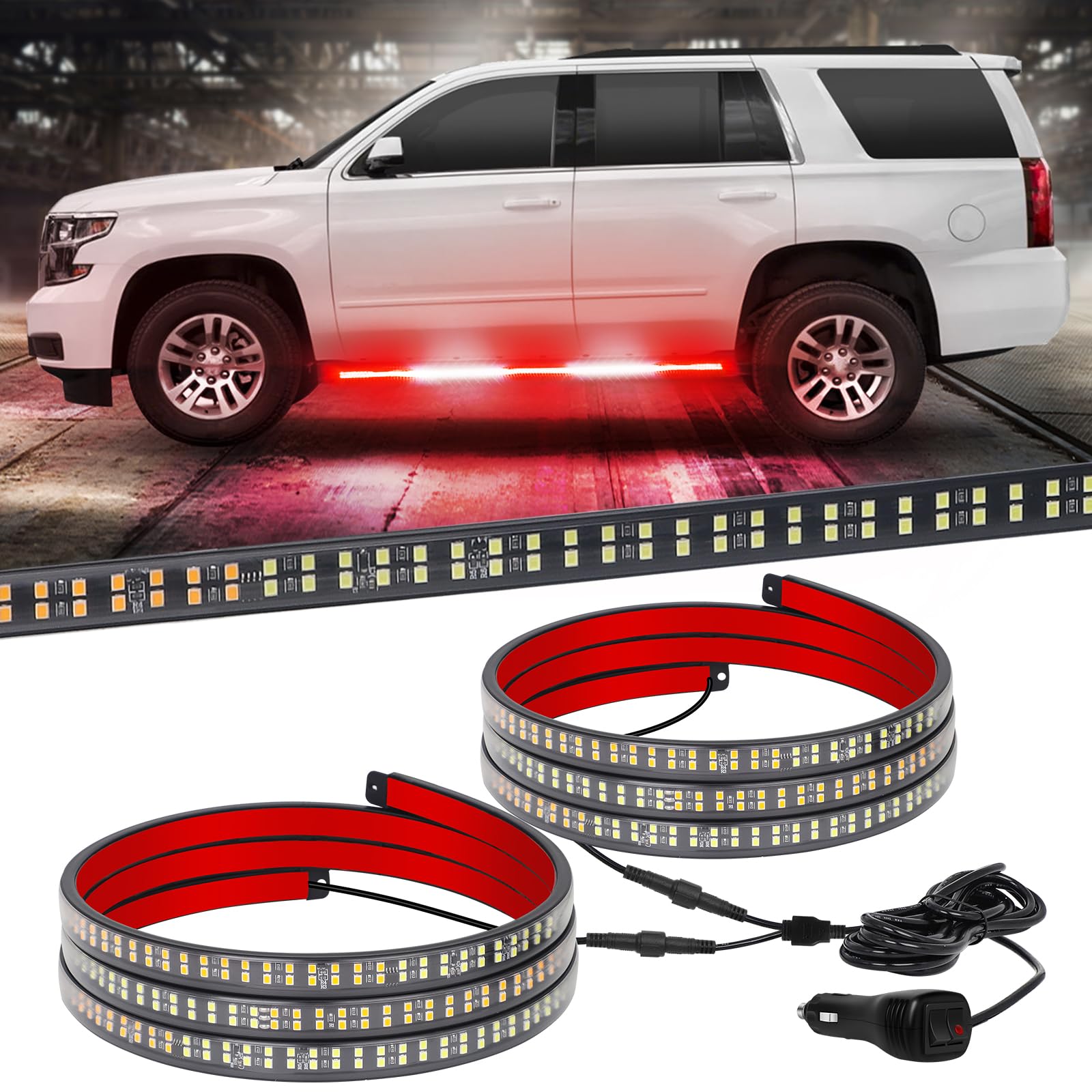 XRIDONSEN 60 Inch Emergency Strobe Light Strips with 720 LEDs
