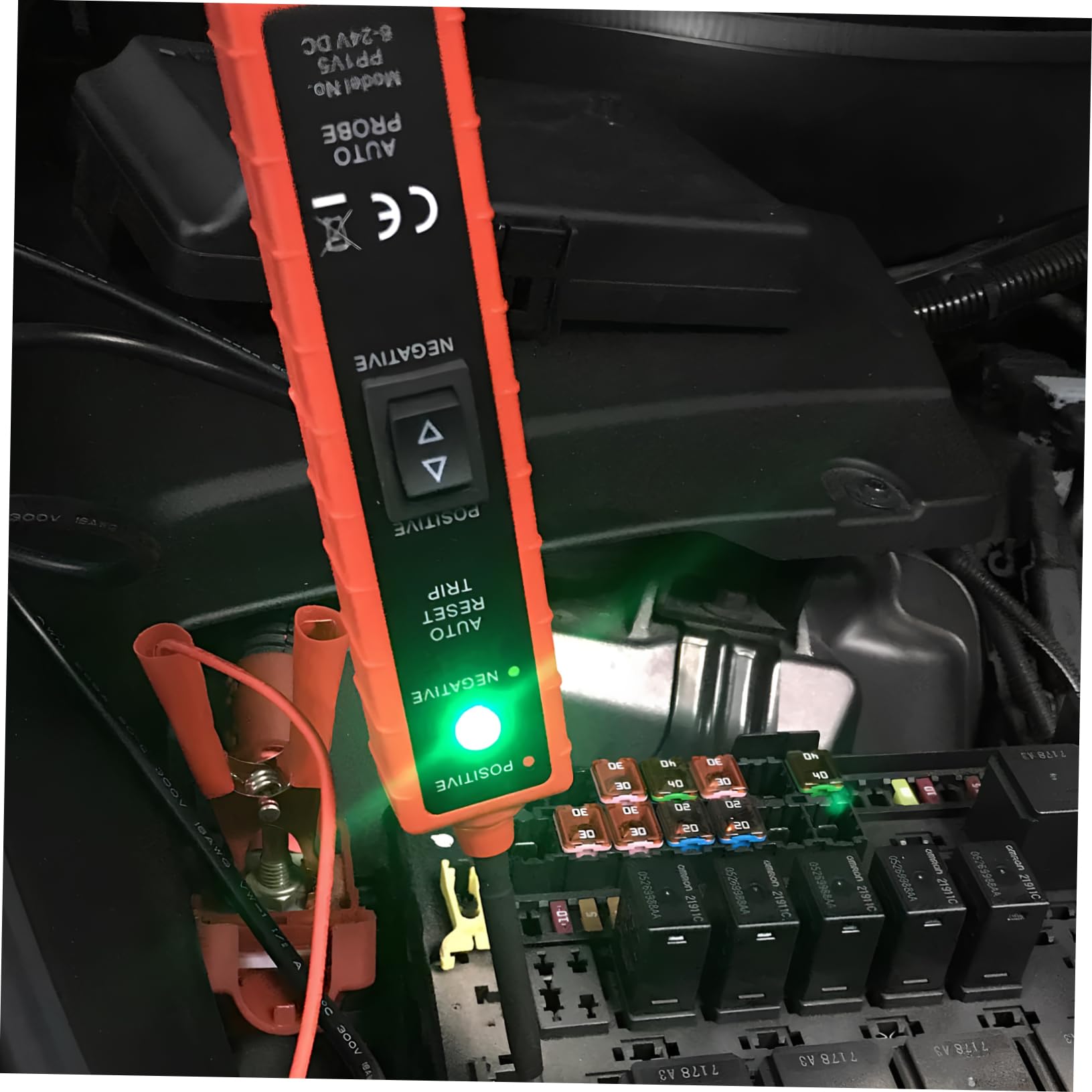 SOLUSTRE Probador de Circuitos Automotriz Multifuncional Diagnóstico Eléctrico Rápido Coches Motos y Camiones Herramienta Duradera y Fácil de Usar