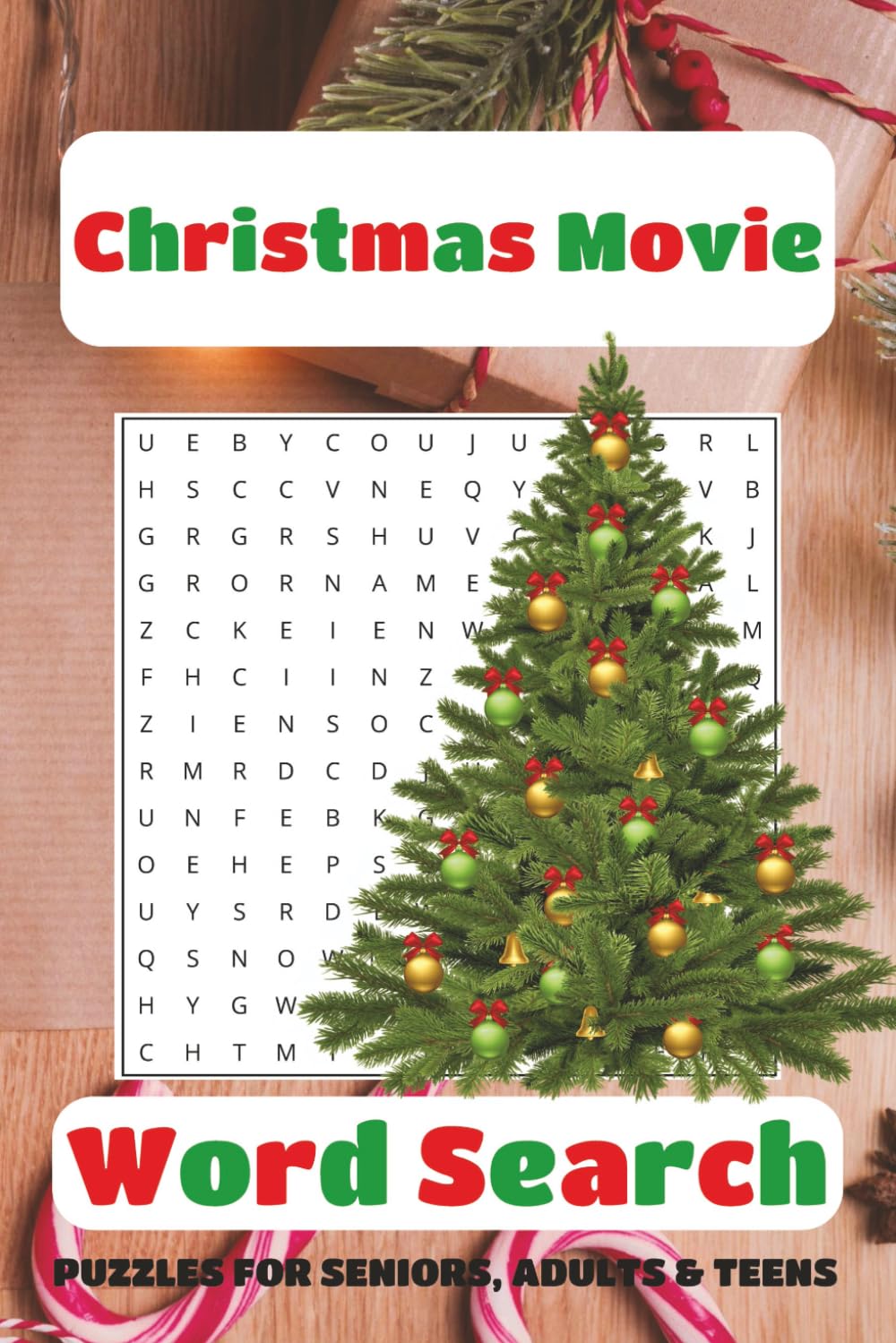 Christmas Movie Word Search Puzzle Book: Word Searches with Easy to Read Print about Christmas, Christmas Movies, Christmas Movie Themes, Winter and ... Trips, Nostalgia, Faith and Relaxation