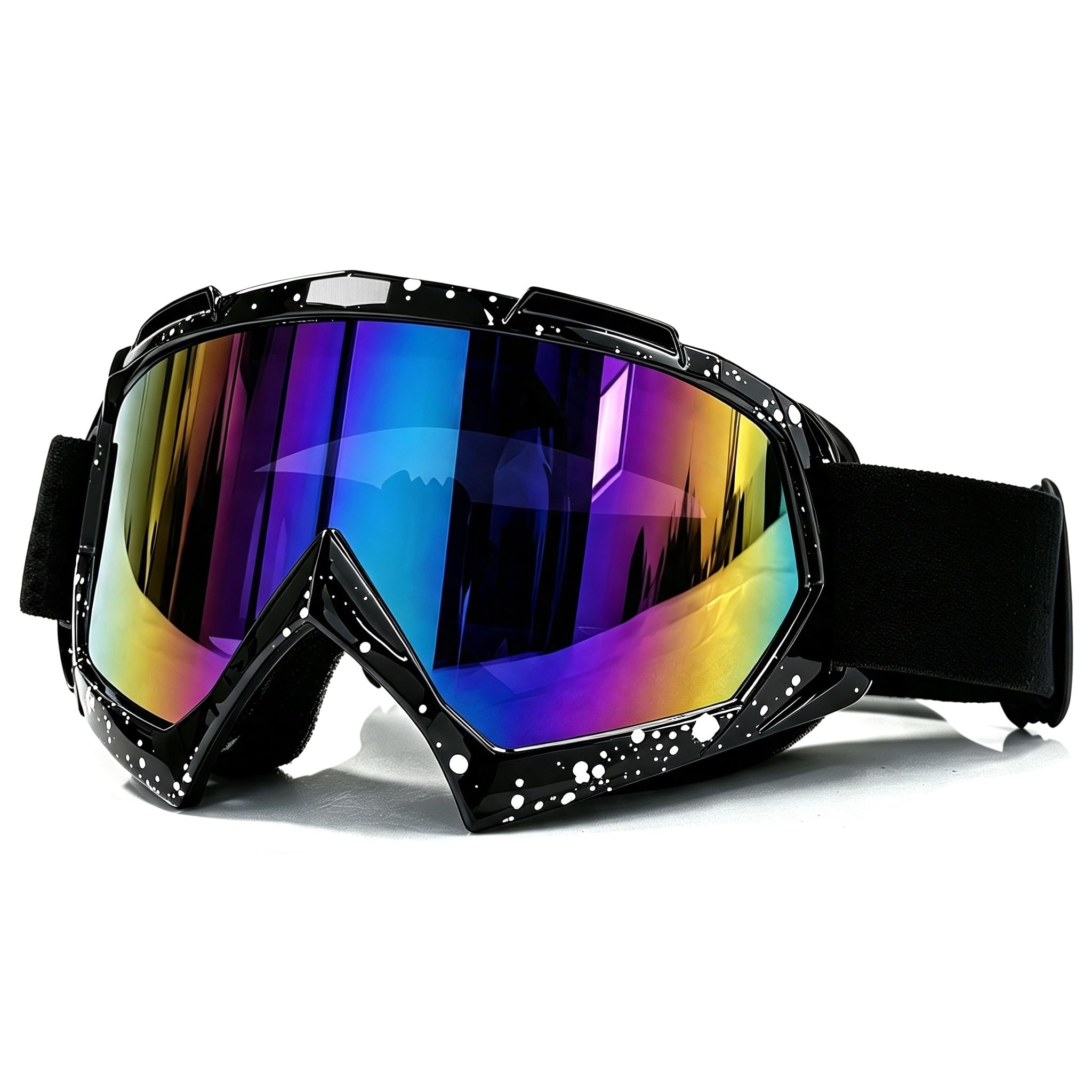 AVV Lunettes de moto pour homme et femme - Coupe-vent - Anti-UV - Pour VTT, motocross