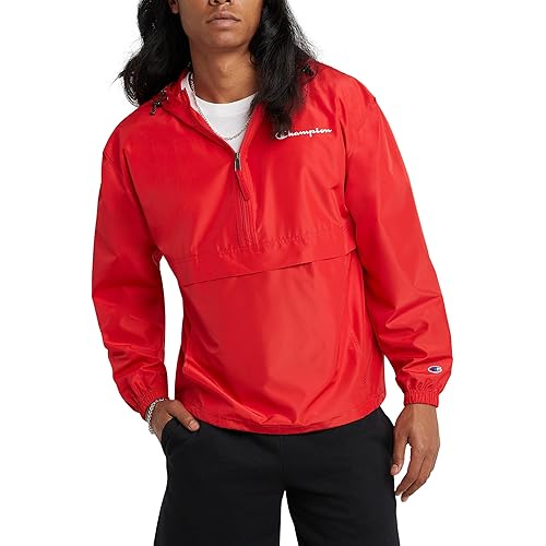 Champion Men's Jacket, Stadium Packable Wind and Water Resistant Jacket (Reg. Or Big & Tall)