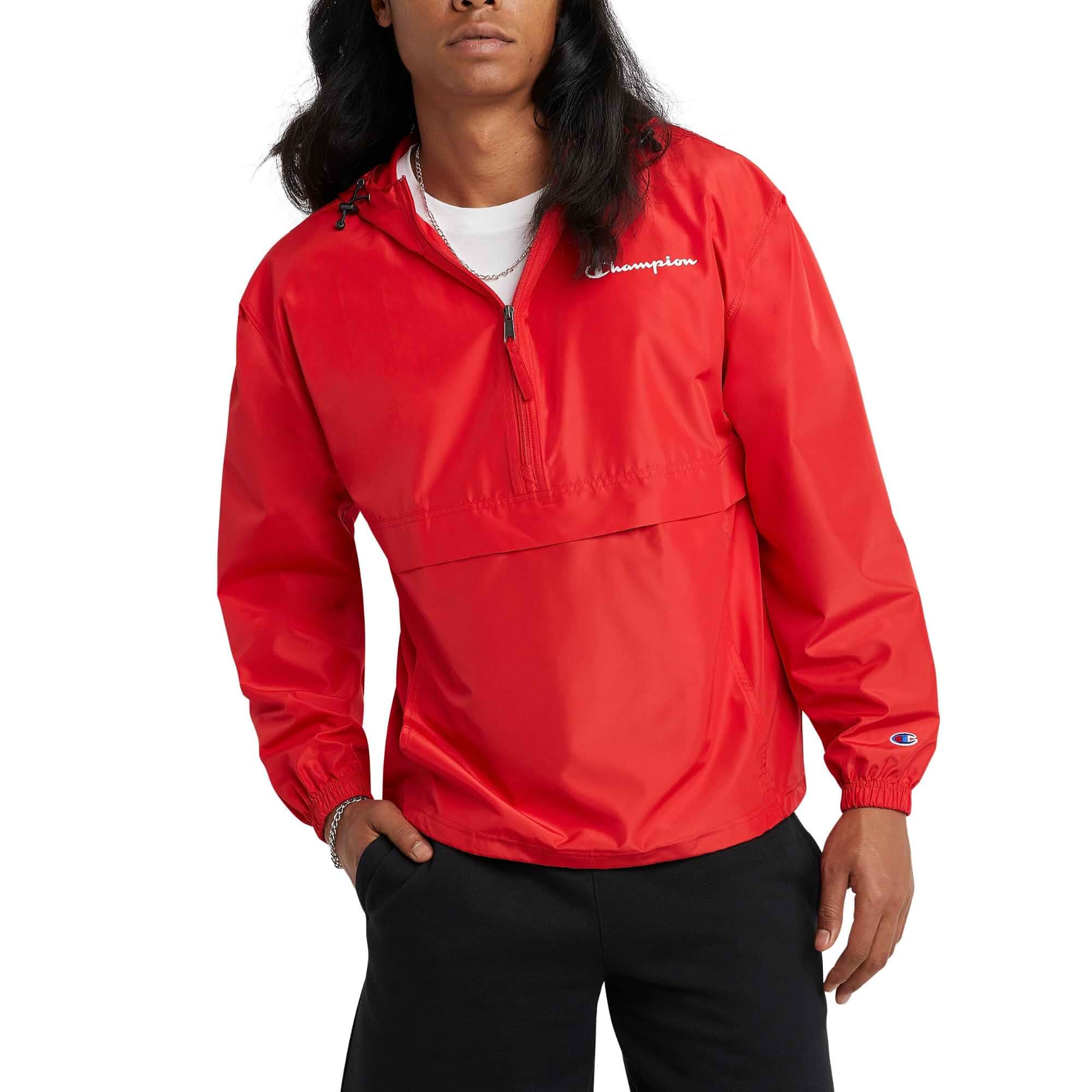 Champion Men's Jacket, Stadium Full-zip Jacket, Wind Resistant, Water Resistant Jacket for Men