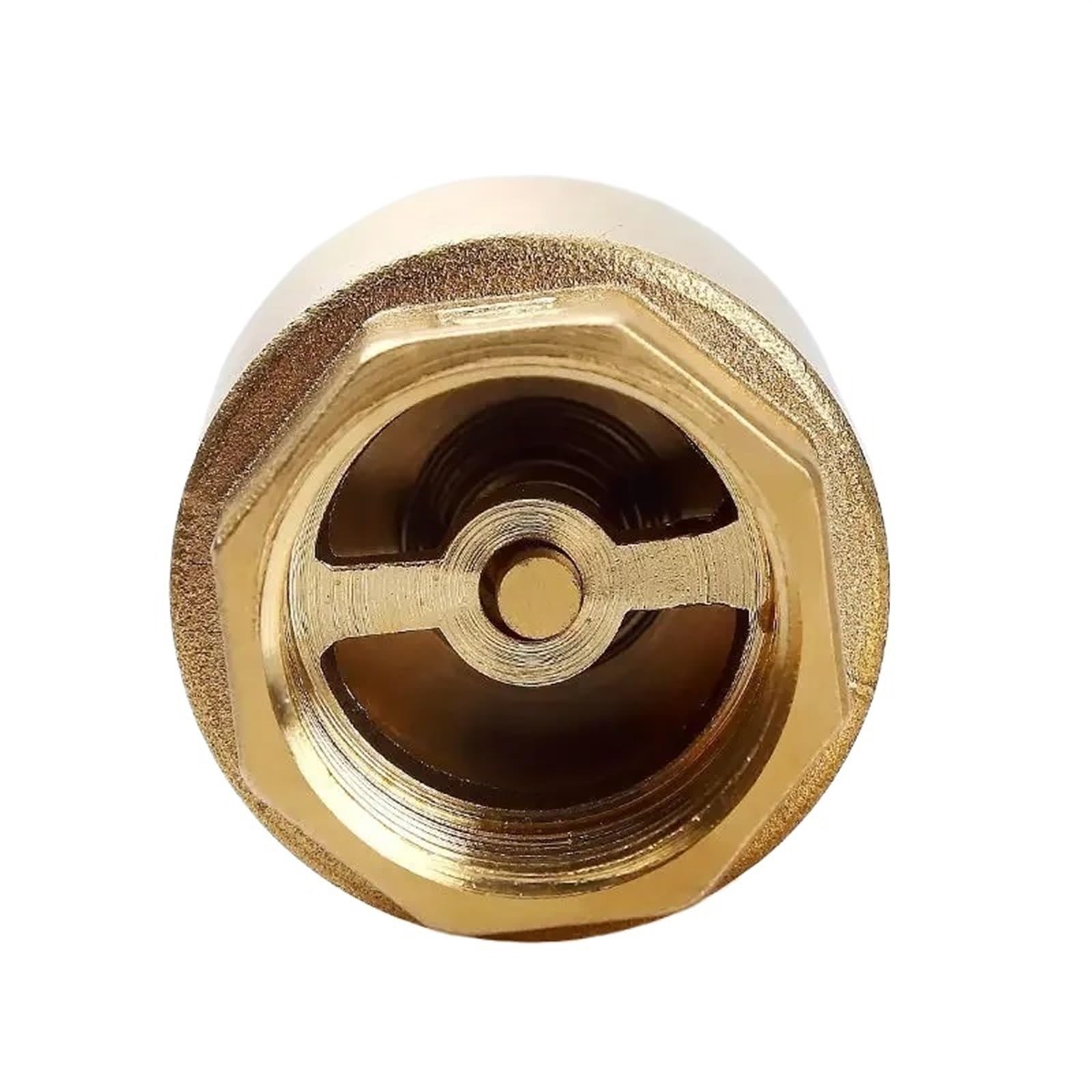Clapet Anti-Retour à Ressort en Ligne fileté en Laiton DN15/DN20/DN25 1 pièce de diamètre 25 mm(1l2 inch)