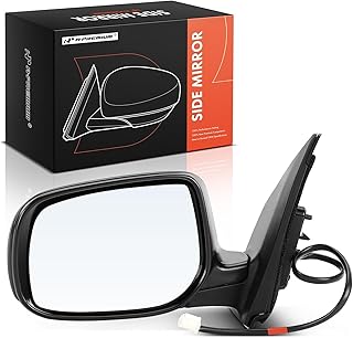 A-Premium Driver Side Power Door Mirror - Compatible with Toyota Corolla 2009 2010 2011 2012 2013 - Non-Heated, Manual Folding Black Outside Rear View Mirror - Replace# 87940-12C60