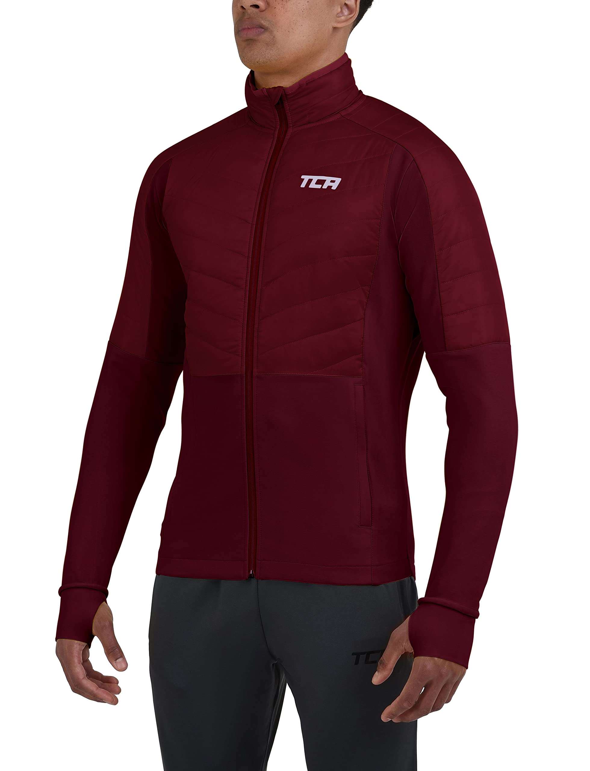 TCA Chaqueta Excel Runner plegable ligera repelente al agua hombre