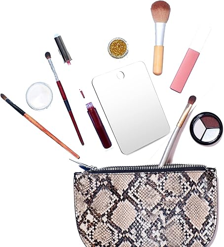 Miniatura 17 de Deluxe - Espejo de ducha grande sin niebla (12.0 x 8.0 in), espejo de afeitado de viaje, sin niebla, espejo de ducha inastillable, portátil