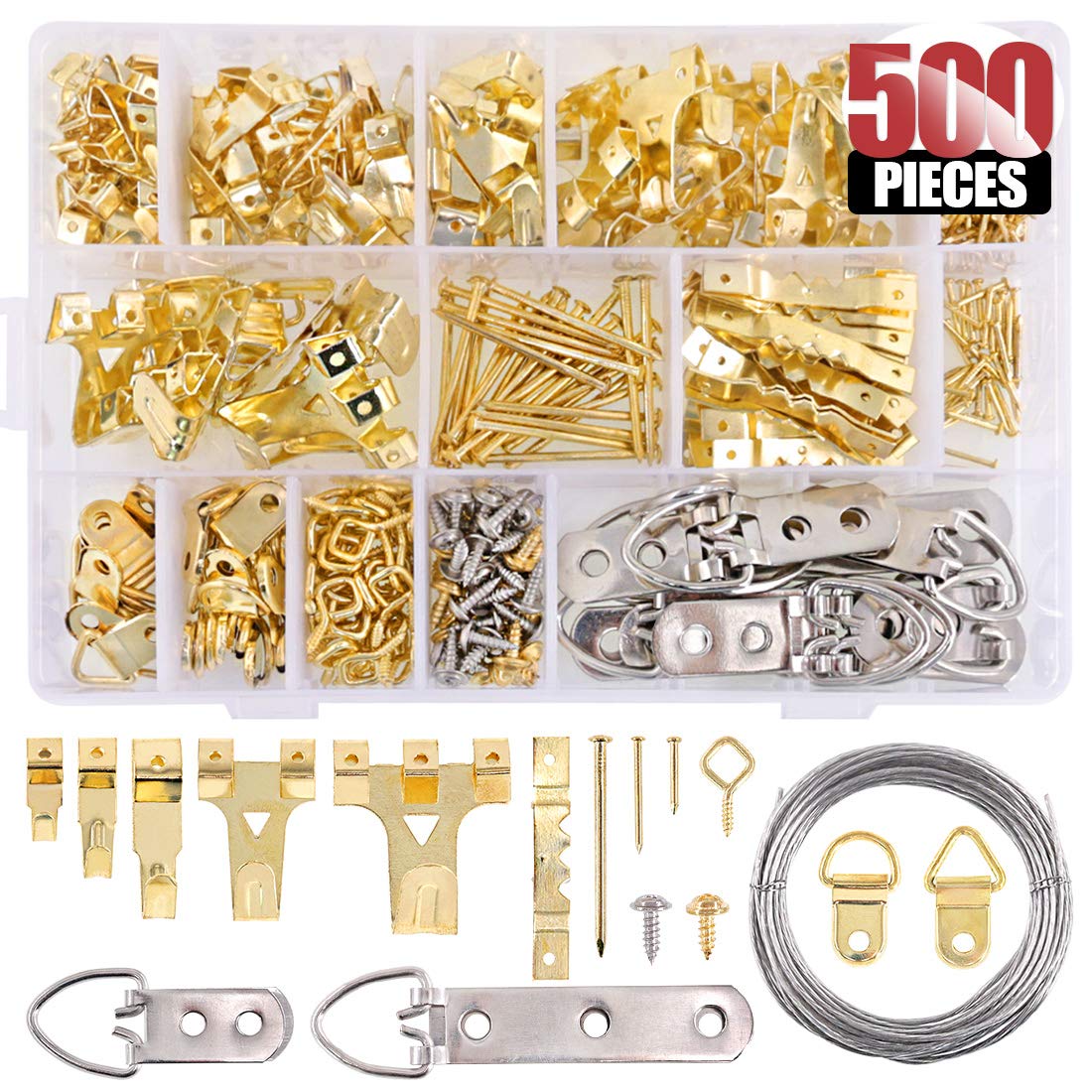 Kit de suspension de photos pour fixer sans abîmer vos cadres et murs