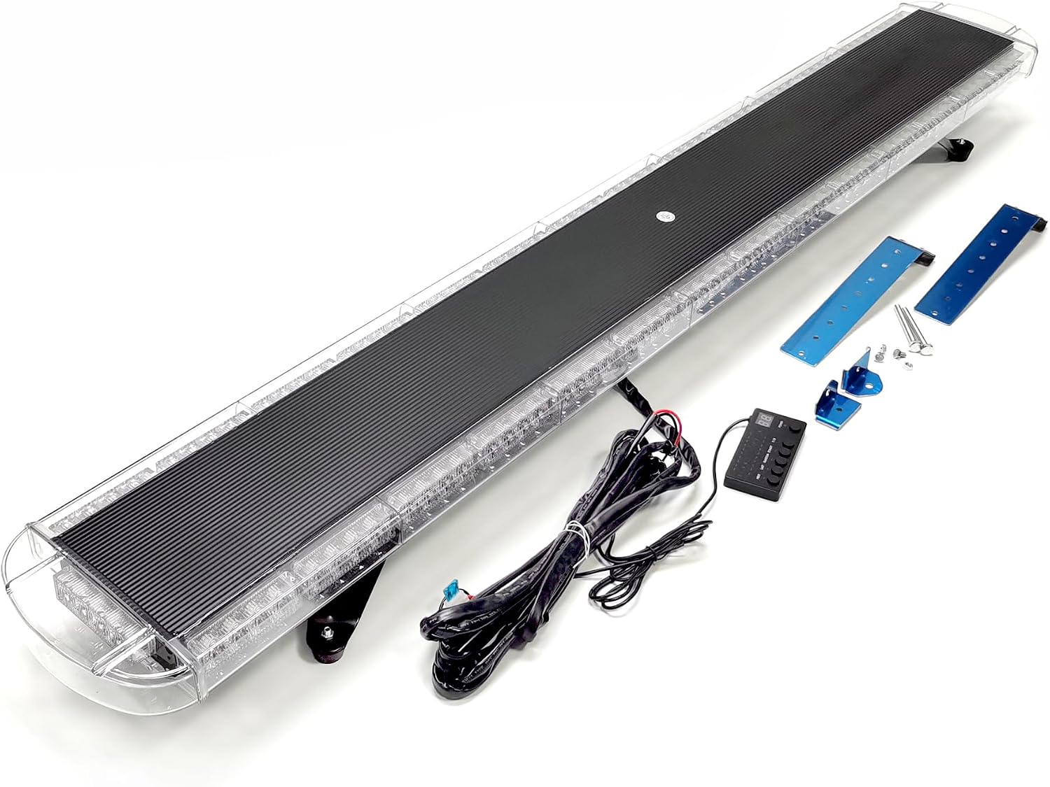 CFLMYYXGS 12V-24V LED Lights Rooftop Emergency Warning Light bar 26 Strobe Patterns Vehicles Security Law Snowplow Tow Trucks Crane Construction Cars Wreckers Beacon Light (120 LED Amber)