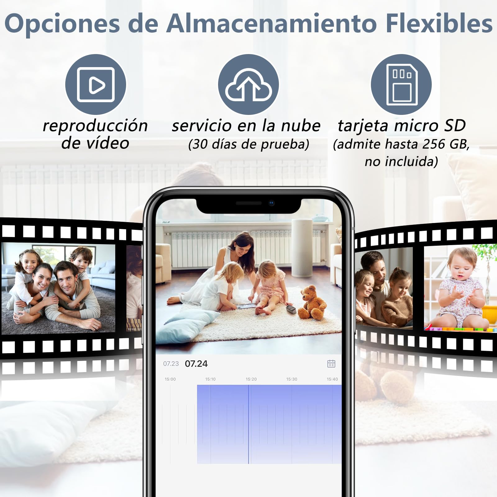 Cámara Espía Oculta WiFi, 5G Camaras Espias Camufladas Inalambricas Camara de Vigilancia Interior con Detección de Movimiento Tuya App