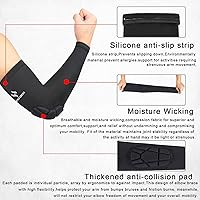 Vista 7 de 2 piezas acolchadas coderas de compresión para brazo de apoyo protector