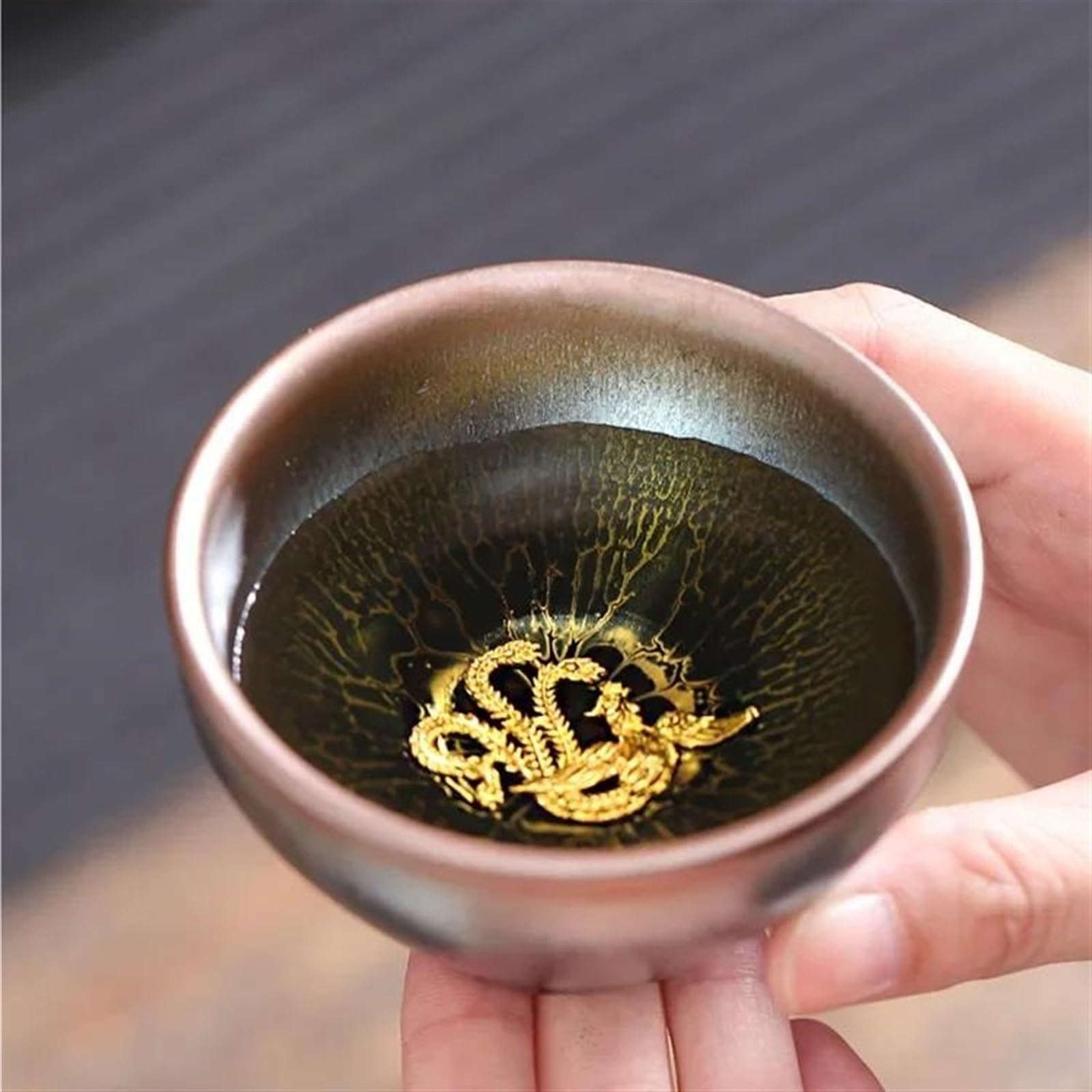 Zestaw do popołudniowej herbaty Zestaw do popołudniowej herbaty, kubek Master Cup, miska do herbaty, ceramiczny kubek do herbaty Jianzhan, inkrustowany srebrny kubek do herbaty, zestaw do herbaty Kung