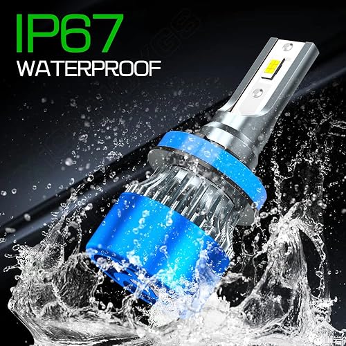 Miniatura 7 de Compatible con bombillas para faros delanteros Jeep Grand Cherokee 2014, 2015, 2016, 2017, 2018, haz alto 9005 + bombillas H11 de haz bajo +