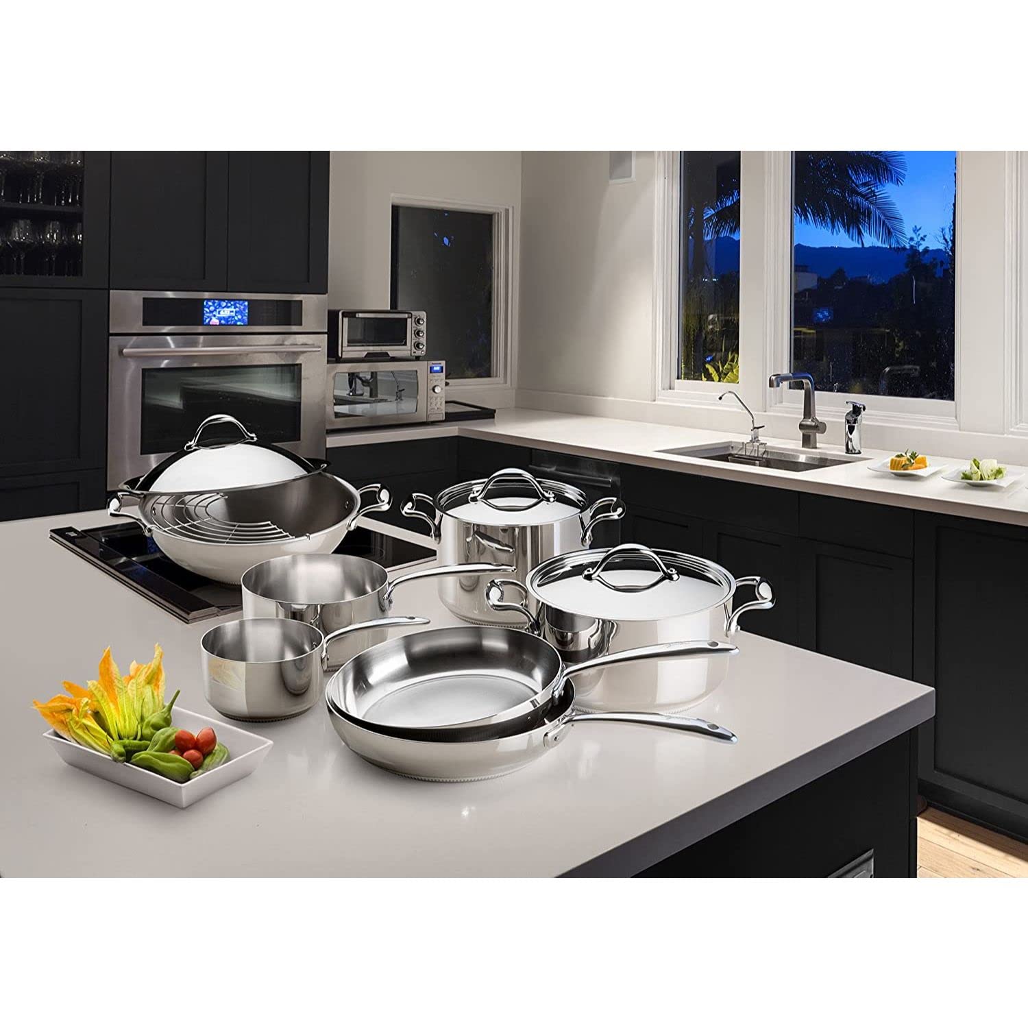 Lagostina 011115031824 Accademia Lagofusion Sauteuse Couvercle Inox 24 cm