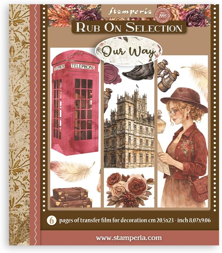 Stamperia Rub-on Selection (6 Pages) (Our Way)