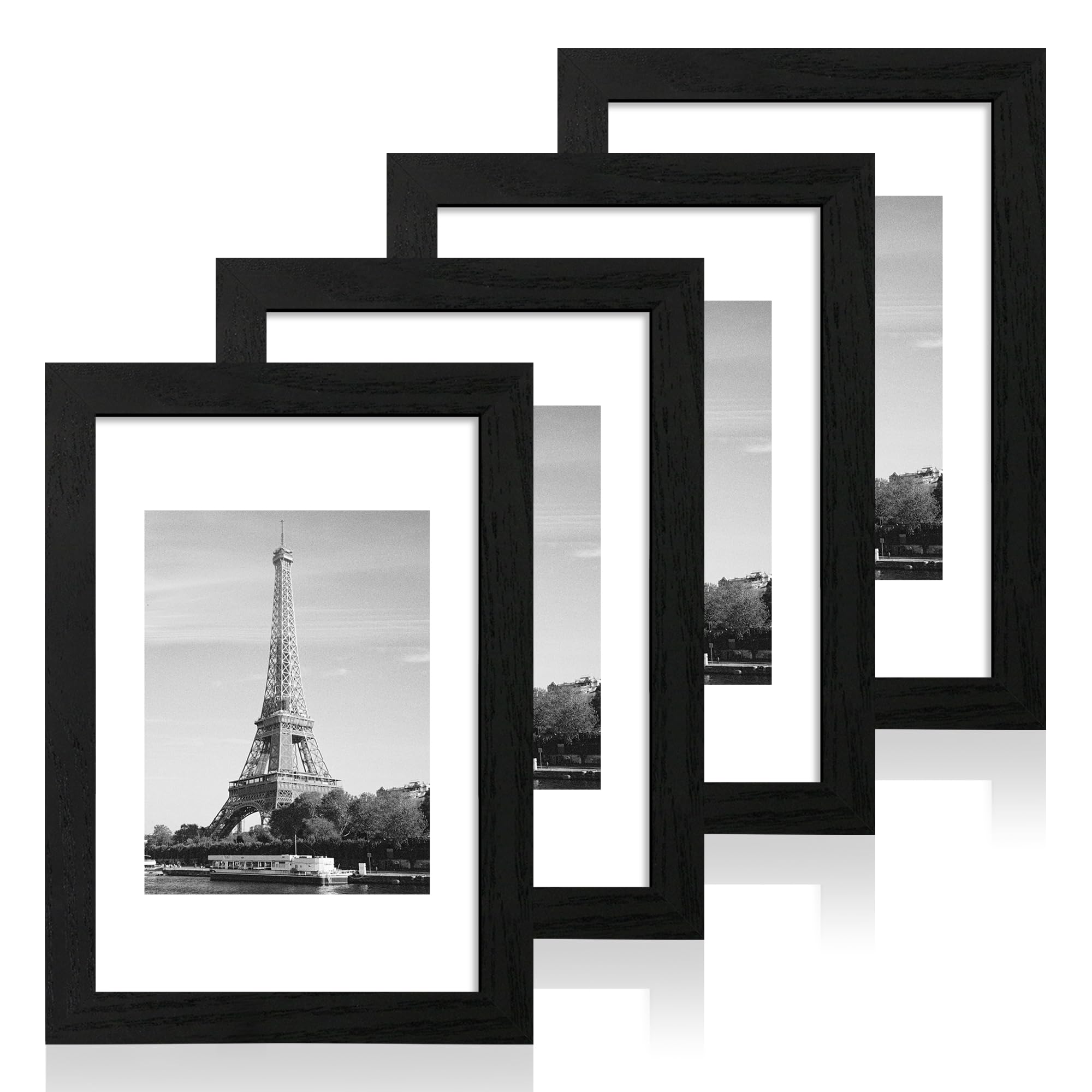 Amazon.co.jp: iRahmen 8x12 写真フレーム 4枚セット HDガラス付き