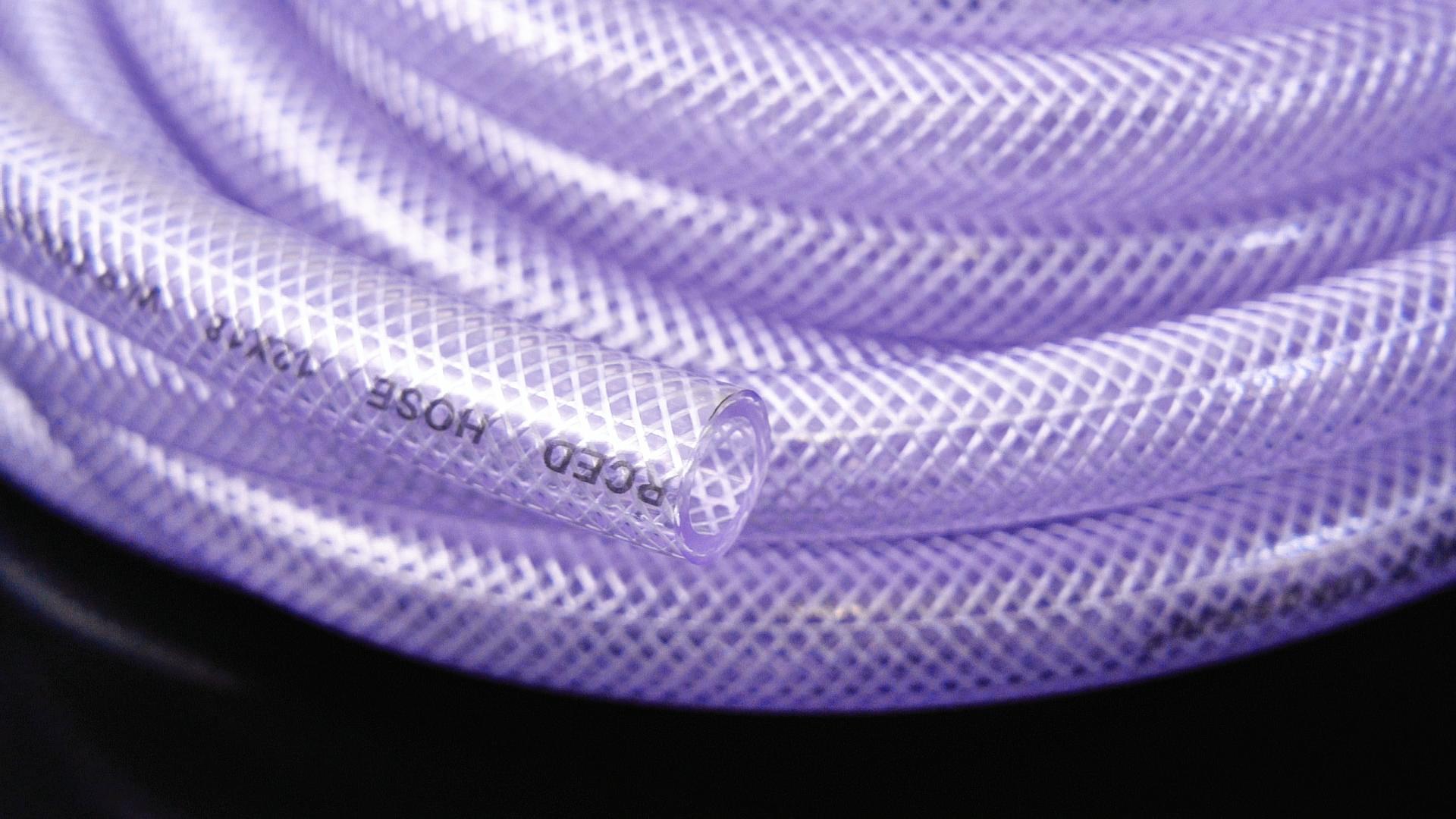 Sourcing Map Tube PVC Tressé 3/8 ID X 5/8 OD - 10 Pieds (3m) - Tuyau Flexible Haute Pression Transparent
