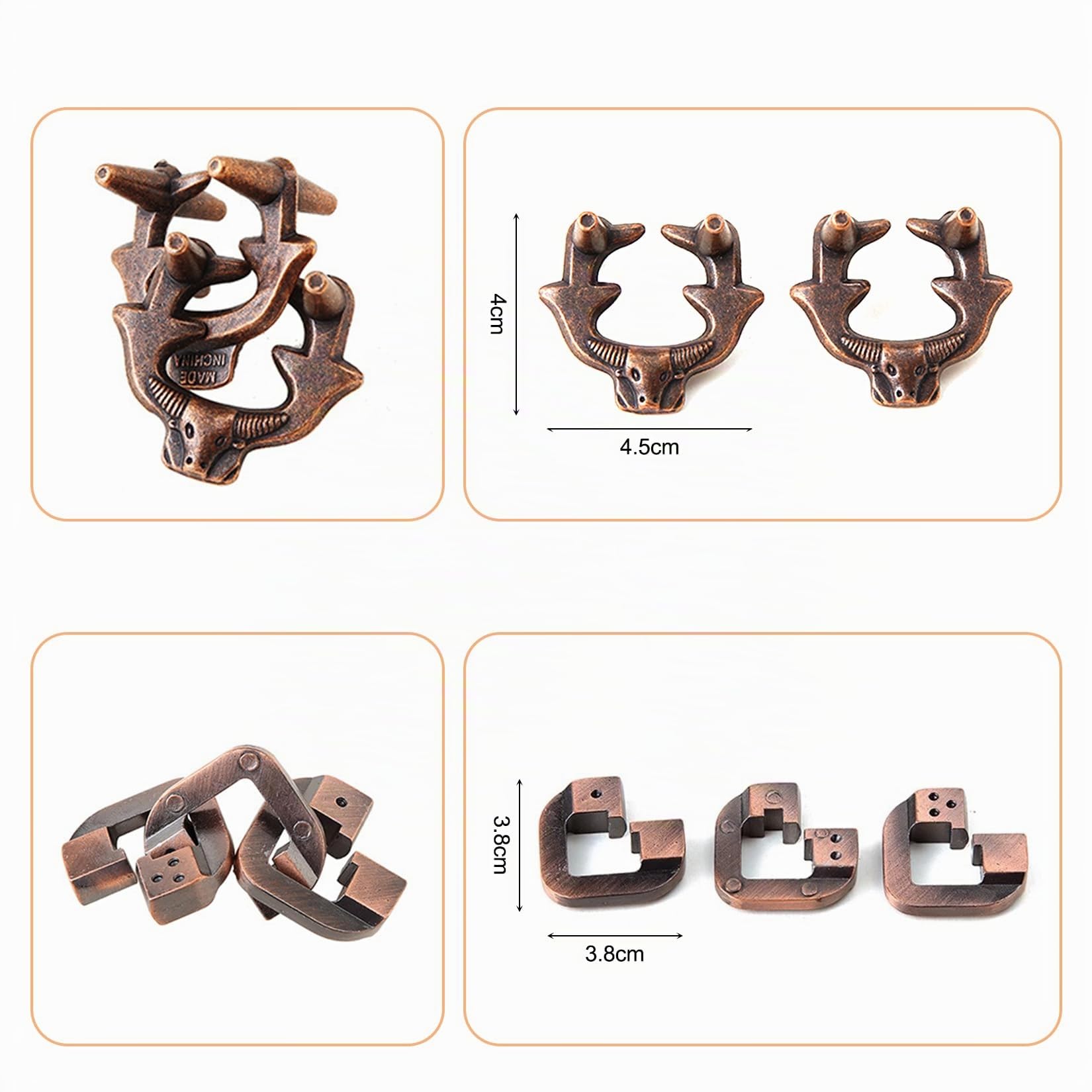 9 pezzi Rompicapi ragazzi e rompicapo adulti Ideale come regalo per rompicapo bambini e come puzzle game per i set regalo per adulti