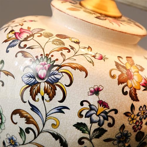 Miniatura 4 de BGGJJ Lamp for Desk Nordic Luxury Ceramic Table Lamp Bedroom Bedside Lamp Study Living Room Office Retro Decorative Table Lamp Desk Lamps for Home