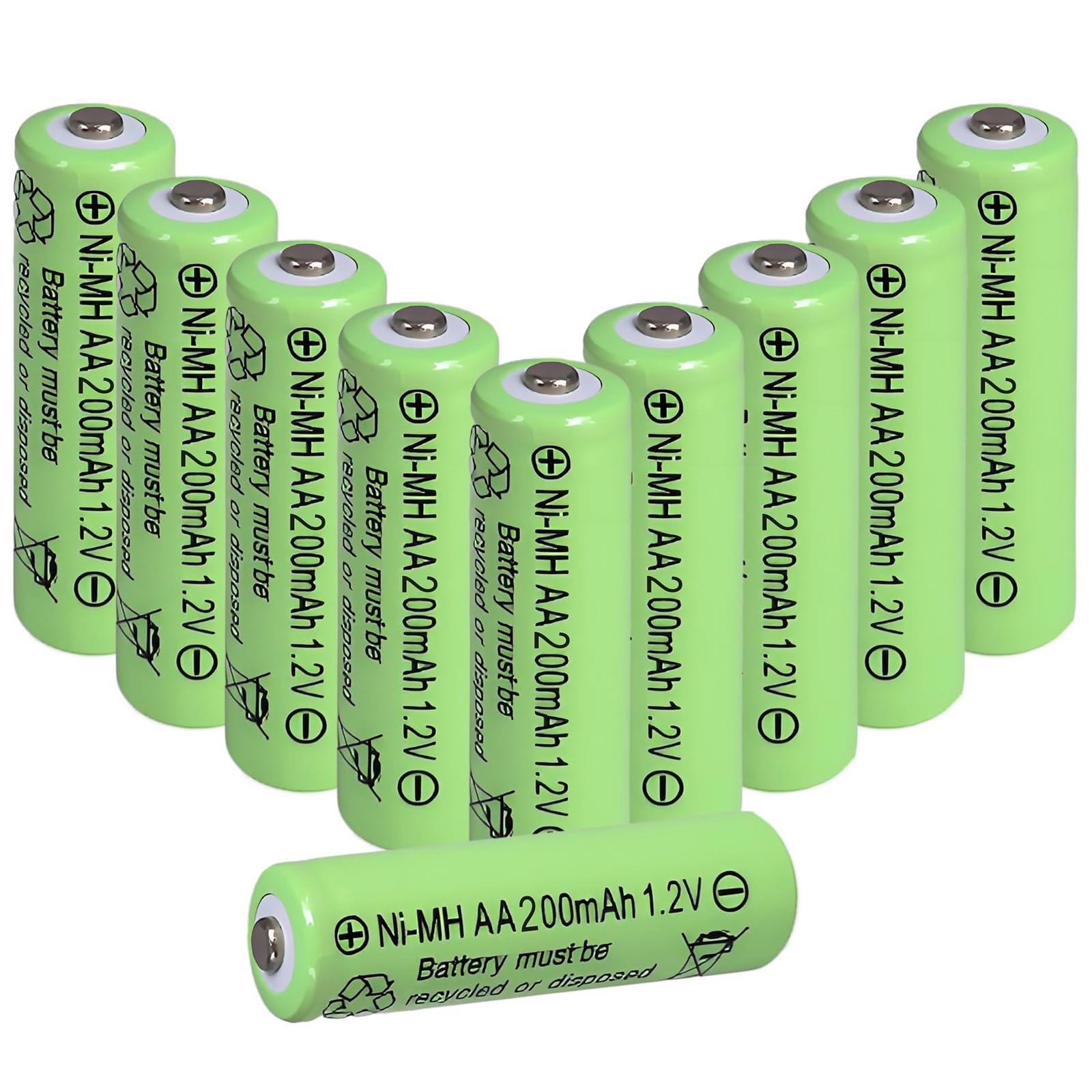 Amazon.com: Ni-MH Double A 200mAh 1.2v Rechargeable Solar Light