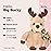 Bearington Big Bucky Reindeer Stuffed Animal, 11.5 Inch Christmas Plush Gifts for Kids, for Ages 3-14